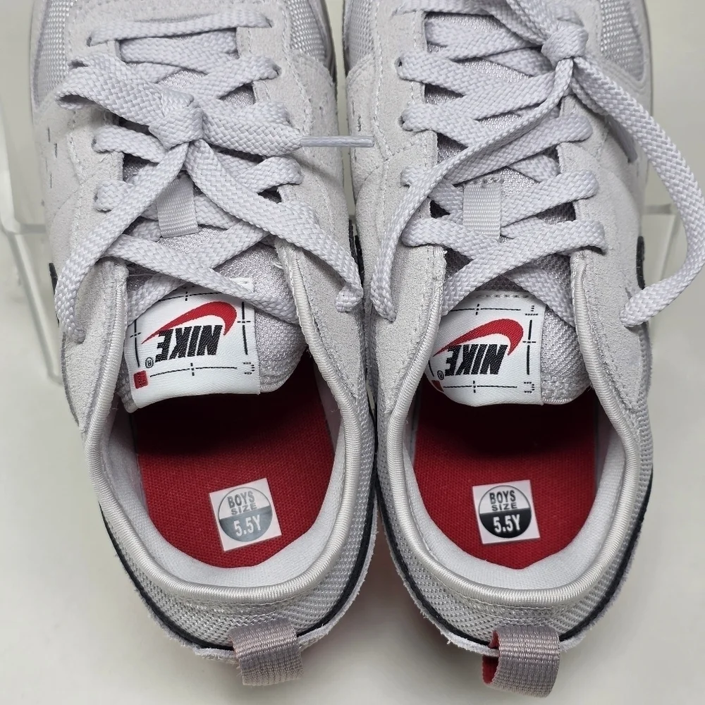 Nike C1TY GS 'College Grey Black Red HQ0028-002 Sneakers Shoes Youth Sz 5.5Y New